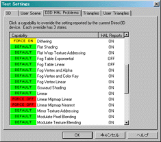 Setting - D3D HAL Problems
