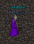 sumire smile happily.
